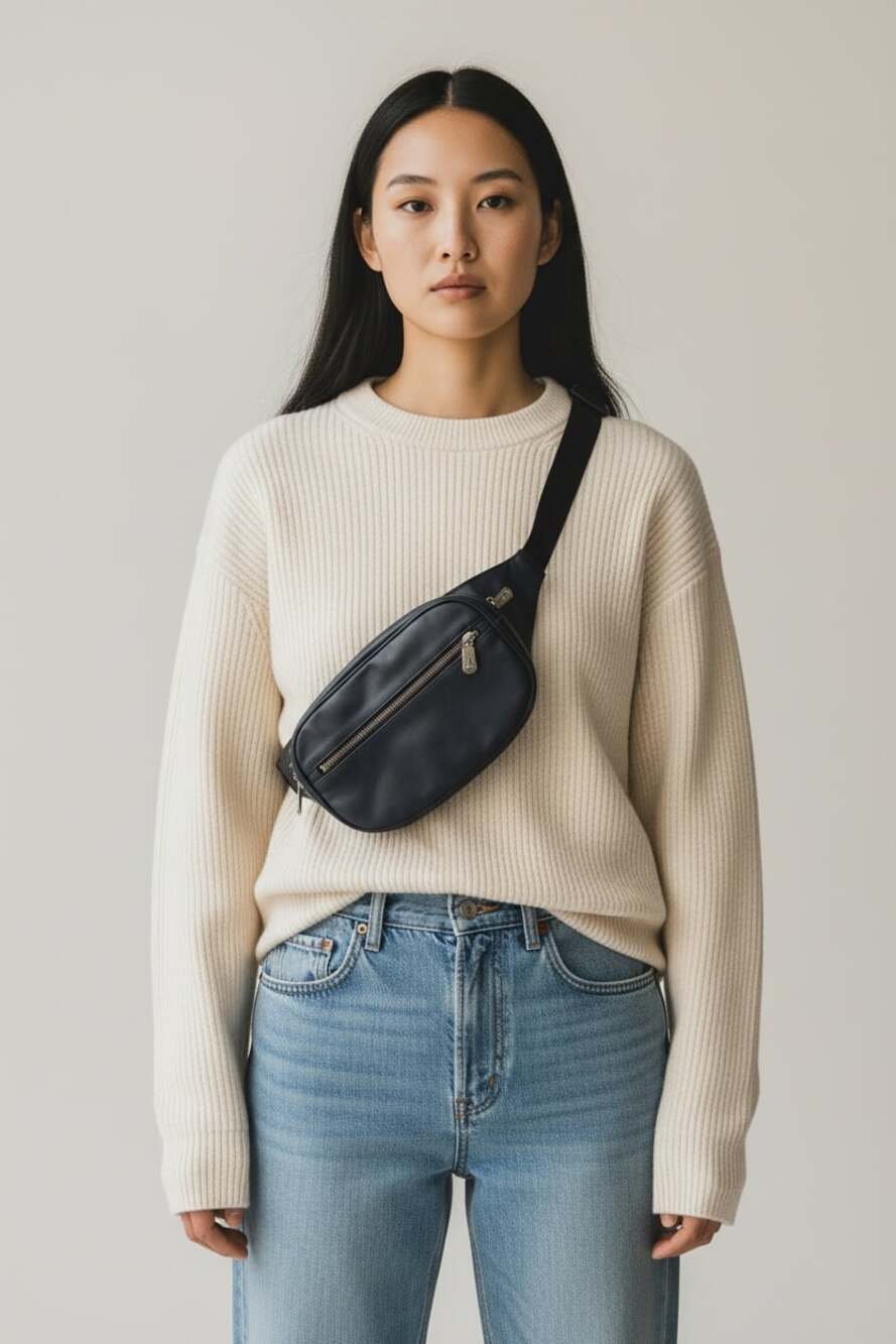 Shop Royce Leather Multi Compartment Fanny Pack